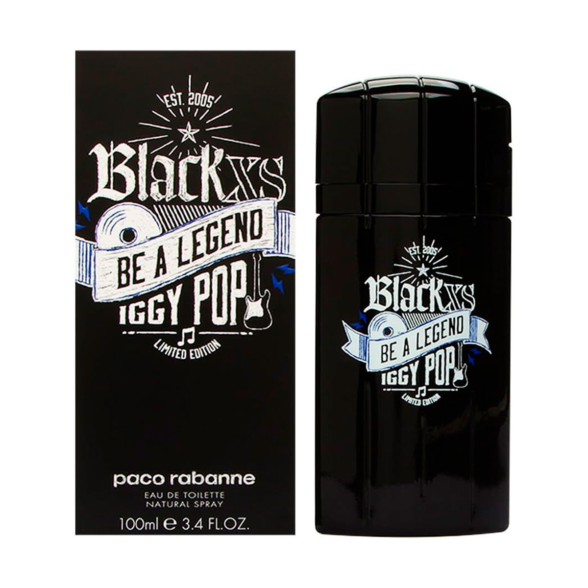 Black XS Be a Legend Iggy Pop